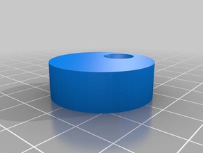 30mm flat knob replacement parts customized 3d print model - Mito3D