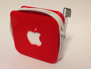 macbook 60w charger cord wrap computer apple 3d print model - Mito3D