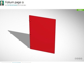 yaprak sayfa 3d baskı 3d print model - Mito3D