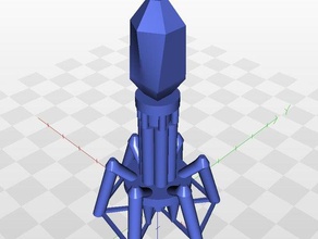 batcteriophage creatures 3d printing bacteriophage thekoalafarm 3d print model - Mito3D