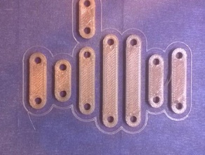 arrondi plaque deux trous paramétrique réglable impression offset systèmes de refroidissement Imprimante 3d accessoires brix gregs wade extrudeuse i3v jscad makerfarm prusa pla la imprimer glacière i3 rework 3d print model - Mito3D