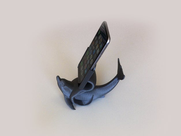 iphone 6 além de 6s mais dolphin stand outros 3D print model - Mito3D