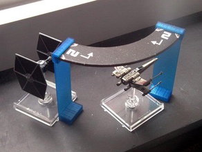modelo de ponte movimento do navio x-wing fantasy flight não-oficial brinquedo jogo os acessórios starwars star wars wargame miniaturas em miniatura 3d print model - Mito3D
