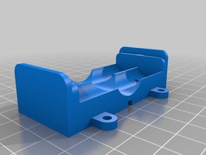 2 cell battery holder electronics customized 3d print model - Mito3D