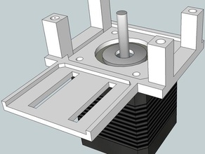 nema 17 motor mount other 3d experiment gear nema17 reprap robot robotics sketchup stepper useful 3d print model - Mito3D
