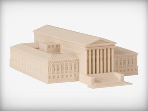 supreme court building buildings structures academy cass gilbert curriculum education government judicial branch learning 3d print model - Mito3D