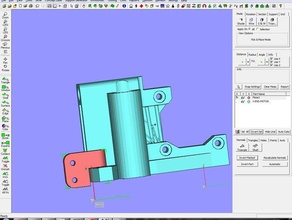 prusa i3 end motor block without support endstop grip 3d printer parts meshmixer microswitch rework 3d print model - Mito3D