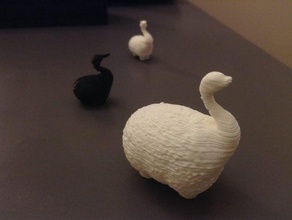 pato, ovelha e avestruz animais criatura ganso meshmixer 3d print model - Mito3D
