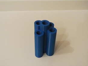 gillette ıı jilet tutucu stand mavi banyo 2 3d print model - Mito3D