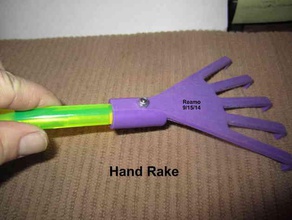 hand rake outdoor Garten 3d print model - Mito3D