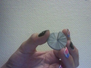 tiny unit circle math charm coin manipulative 3d print model - Mito3D