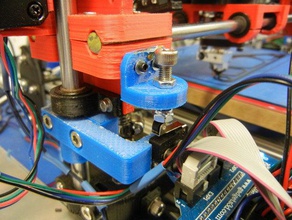 z-axis endstop switch holder 3d printer parts mendelmax 3d print model - Mito3D