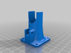 prusa i3 rework-fan-duct-upgrade-solidworks 2014-Quelle 3d Drucker Teile fan duct 3d print model - Mito3D