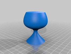 wine glass containers customized 3d print model - Mito3D