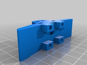 prusa i3v y-bed belt bracket 3d printer parts makerfarm 3d print model - Mito3D