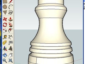rook 1 other sketchup chess experiment game reprap toy 3d print model - Mito3D