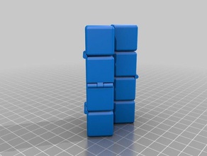 meine individualisierte print-in-place-fidget-cube mechanisch ist Spielzeug 3d print model - Mito3D