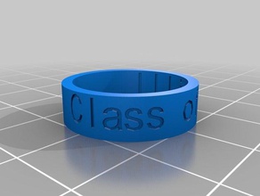 ring 2 les anneaux personnalisé 3d print model - Mito3D