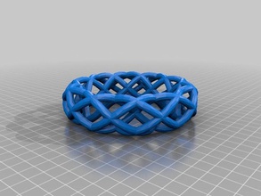 personnalisé bracelet tressé de la mode 3d print model - Mito3D