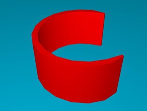 bracelet bracelets bangle cuff cuffs 3d print model - Mito3D