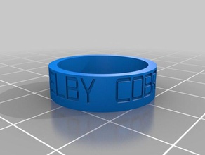 my customized ring sc rings 3d print model - Mito3D