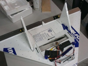 servo horns towel rc plane vehicles make magazine airplane sketchup 3d print model - Mito3D