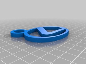 lexus keychain keychains customized 3d print model - Mito3D