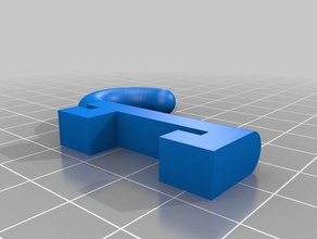 meine angepasste ahook unsere cube-Wänden arbeiten office 3d print model - Mito3D