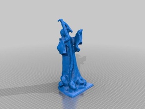 grim reaper las esculturas de halloween trick-or-treat 3d print model - Mito3D