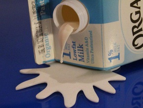 le lait renversé jeux amusant les enfants polisson farces recycler de recyclage untrashables upcycle l'upcycling 3d print model - Mito3D