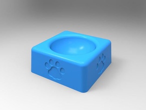 cat bowl 3d printer accessories dog 3d print model - Mito3D