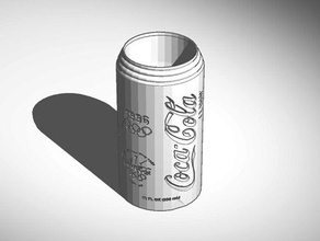 retro-cola-Dose Küche Essen Koks cup soda kann 3d print model - Mito3D