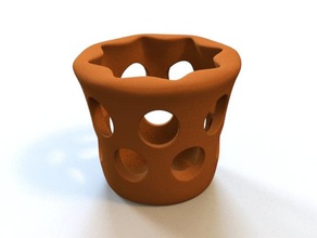 Stift-cup office 3d print model - Mito3D