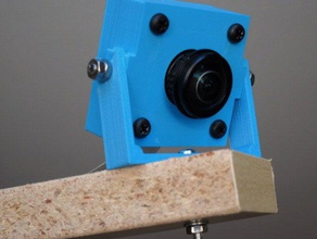 m12-Kamera-Gehäuse diy Kamera-Halterung openscad raspberry pi Kamera 3d print model - Mito3D