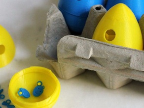 eggsactly caixa de ovos jogo jogos crianças reciclar a reciclagem untrashables upcycling 3d print model - Mito3D