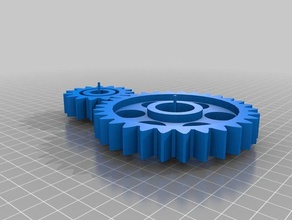 engranaje de juguete mecánica los juguetes personalizado 3d print model - Mito3D
