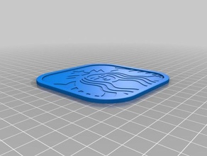 star coaster kitchen dining cup 3d print model - Mito3D