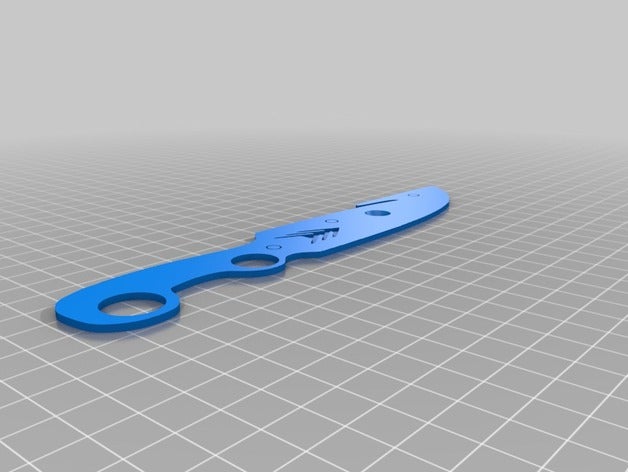 hunter knife pattern 3d printing 3D print model - Mito3D