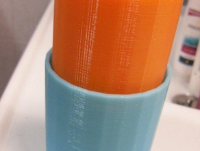dispenser dischetto struccante bagno box contenitore cilindro regalo titolare il make-up utile 3d print model - Mito3D
