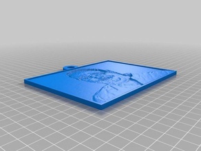 moshe 2d art personnalisé 3d print model - Mito3D