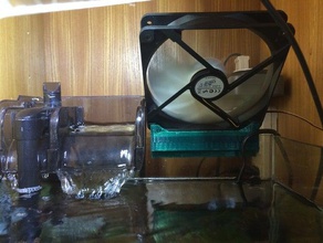 ventilateur de refroidissement l'aquarium récif les animaux compagnie degré du poisson marin pc réservoir 3d print model - Mito3D