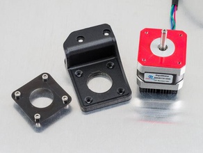 offset motor mount rigidbot 3d printer parts 3d print model - Mito3D