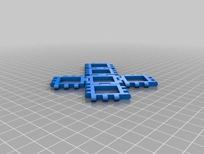 my customized hingesnap cube net math 3d print model - Mito3D
