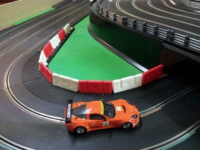 132 scale road barrier hollow slot car tracks other slotcar scalextric 13 3d print model - Mito3D