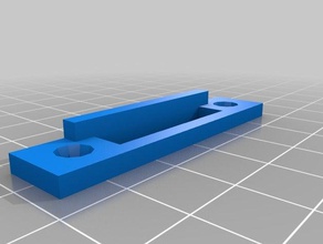 camper cupboard lock plate replacement parts camping 3d print model - Mito3D