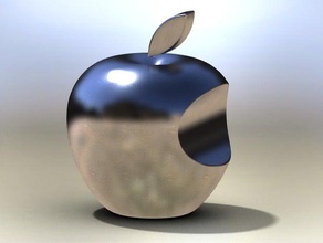 apple art logo 3d print model - Mito3D