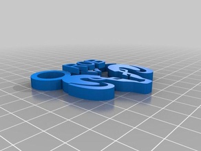 rob ram keychain keychains customized 3d print model - Mito3D