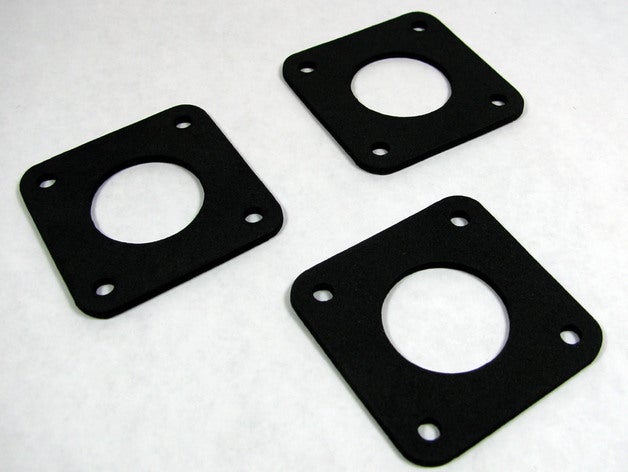 nema 17 stepper gaskets other nema17 noise reduction 3D print model - Mito3D