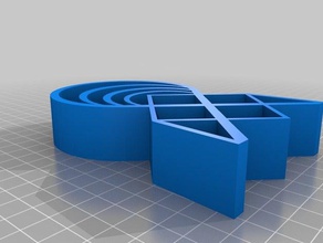 symmetric boom 3d printing 3d print model - Mito3D