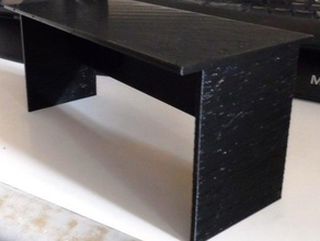 desk model furniture mockup 3d print model - Mito3D